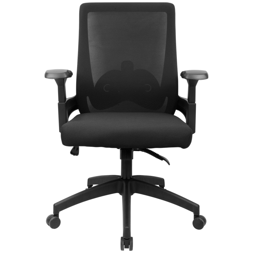 Everfurn Skye Mid Back Office Chair - Black - Furniture