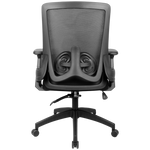 Everfurn Skye Mid Back Office Chair - Black - Furniture