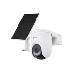 EZVIZ HB8c 2K+ Battery-Powered Pan & Tilt Wi-Fi Security Camera with Solar Panel - White - White