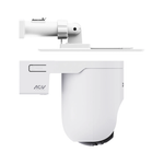 EZVIZ HB8c 2K+ Battery-Powered Pan & Tilt Wi-Fi Security Camera with Solar Panel - White - White