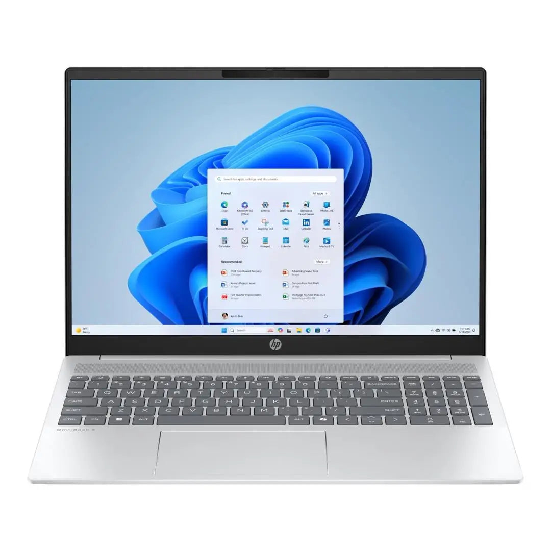 HP OmniBook 5 16-inch AI Ultra 5-225U 16GB 512GB Windows Home 11 Notebook - Silver