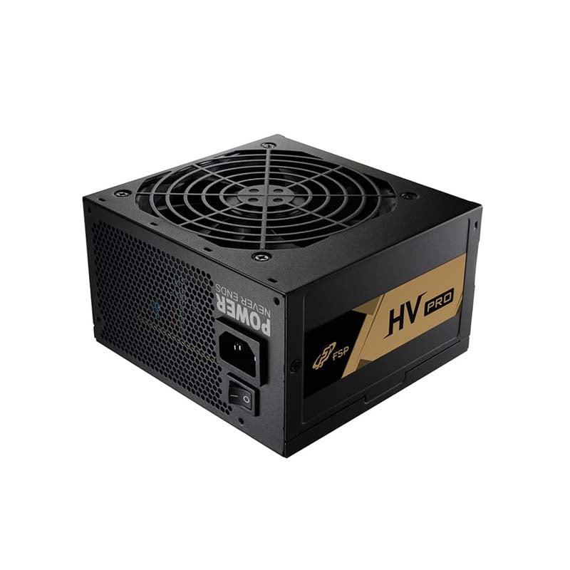FSP HV Pro 550W 80 Plus Bronze Power Supply - Black