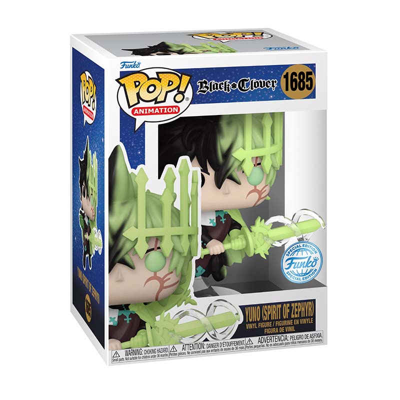 Funko Pop! Animation: Black Clover - Yuno (Spirit of Zephyr) (Special Edition)