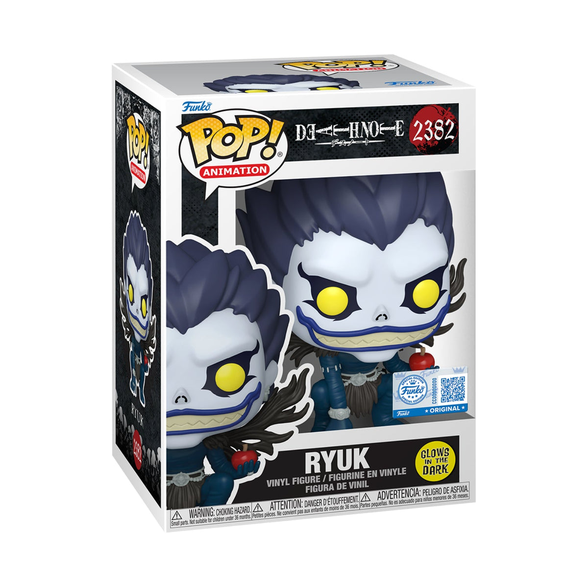 Funko Pop! Animation: Death Note - Ryuk (Glows In The Dark)(Special Edition) - Multicolour