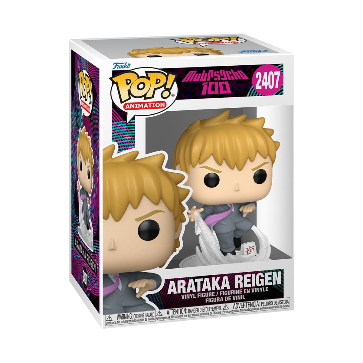 Funko Pop! Animation: Mob Psycho 100 - Arataka Reigen - Multicolour