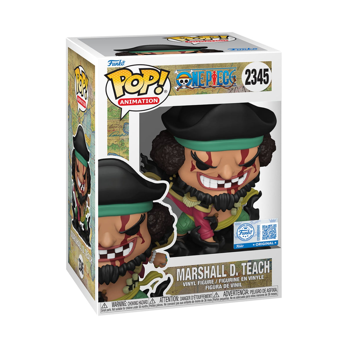 Funko Pop! Animation: One Piece - Marshall D. Teach (Black Hole)(Special Edition) - Multicolour