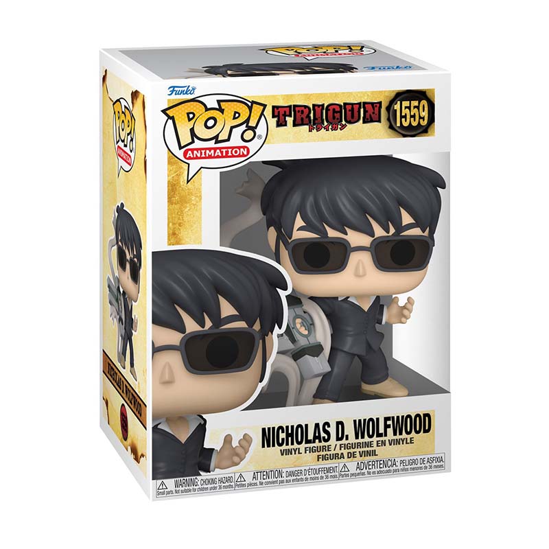 Funko Pop! Animation: Trigun - Nicholas D. Wolfwood with Punisher Cross