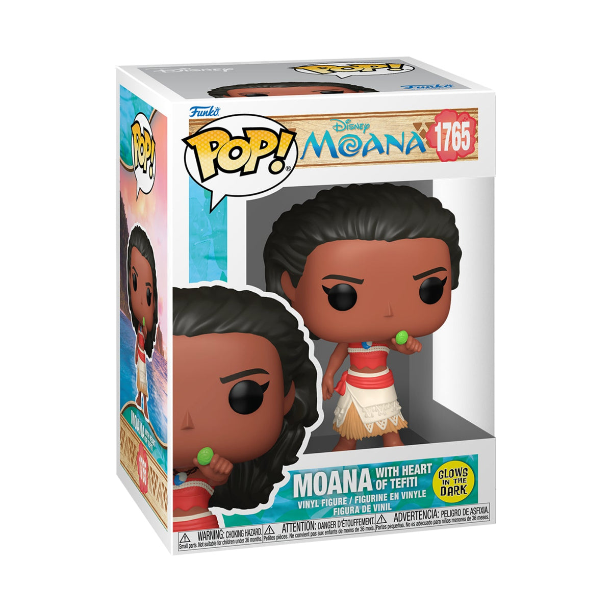 Funko Pop!: Disney Moana - Moana with Heart of Te Fiti (Glows In The Dark) - Multicolour