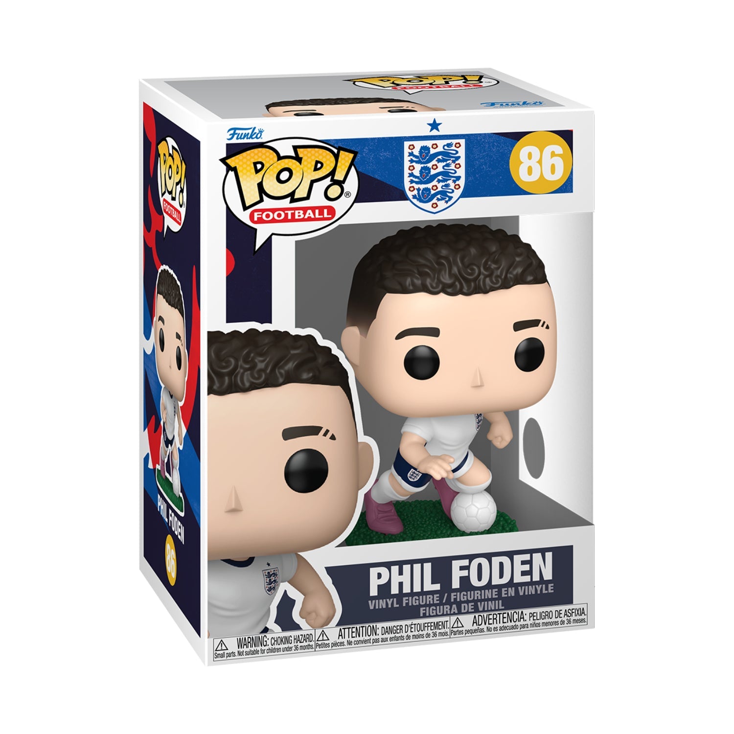Funko Pop! Football: England - Phil Foden - Multicolour