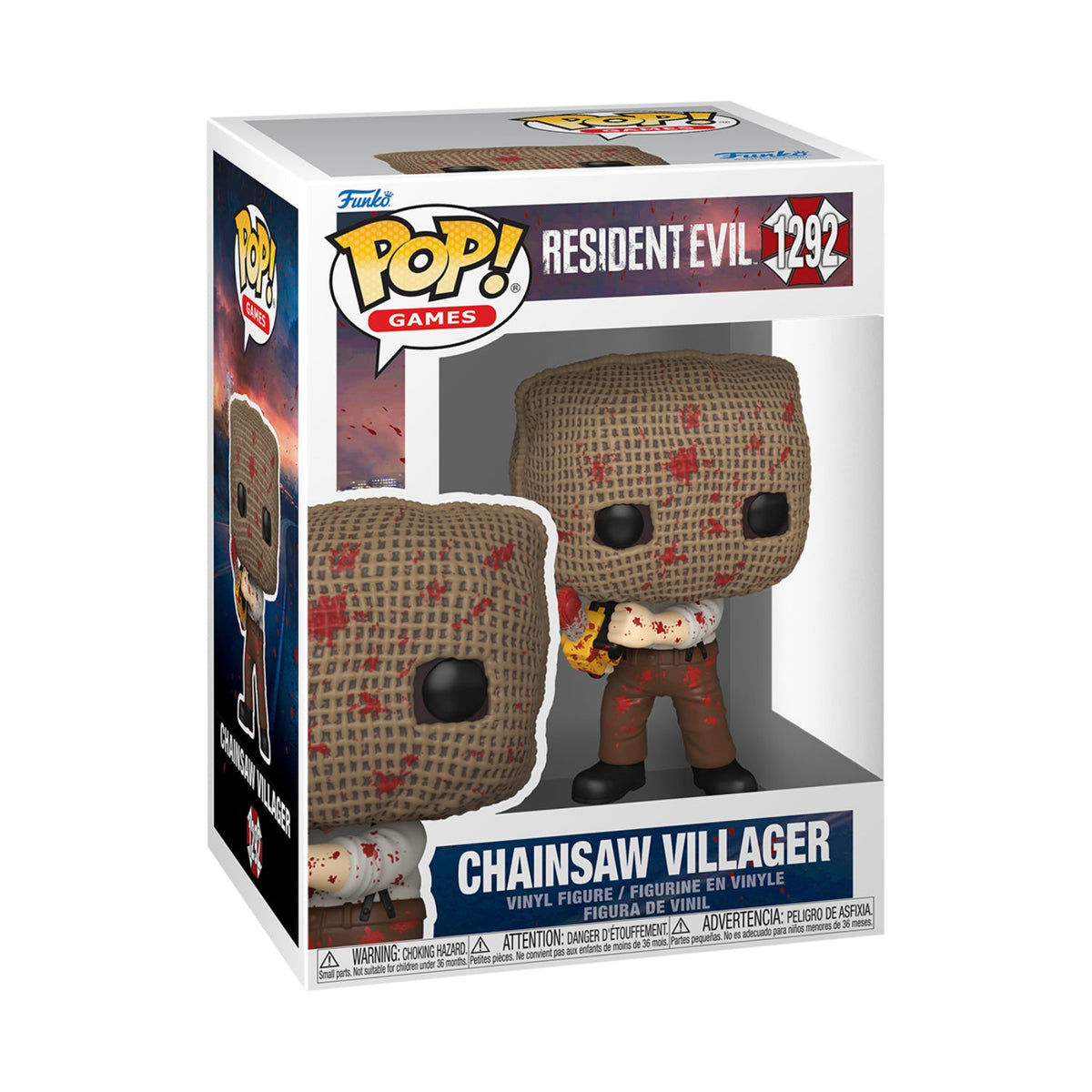 Funko Pop! Games: Resident Evil - Chainsaw Villager (Bloody) - Multicolour