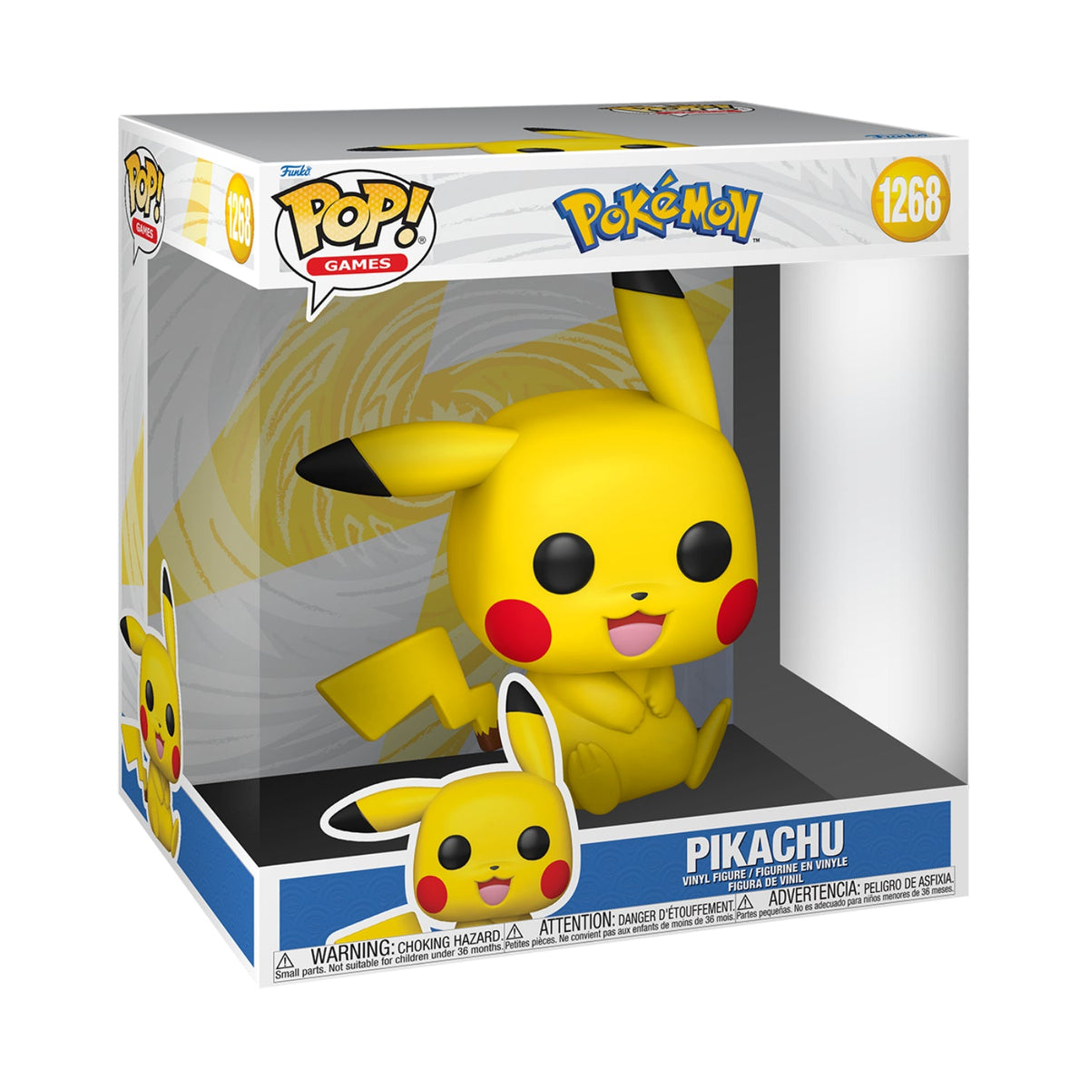 Funko Pop! Jumbo Games: Pokémon - Pikachu - Multicolour