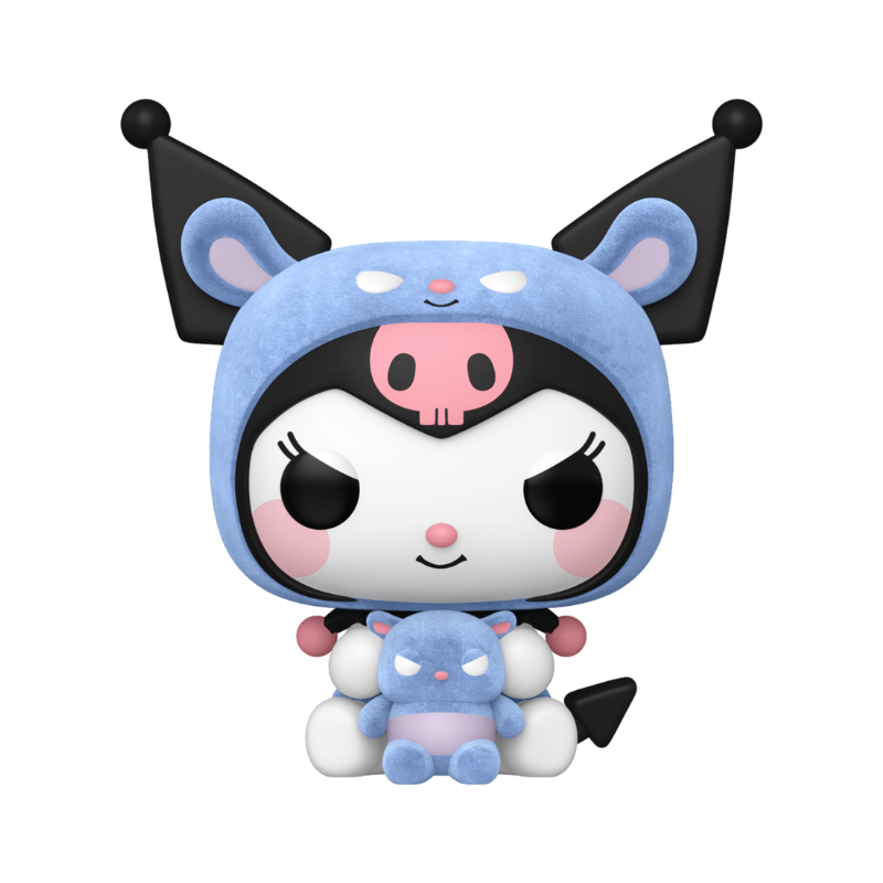 Funko Pop!: Kuromi – Kuromi As Baku (Flocked) - Multicolour