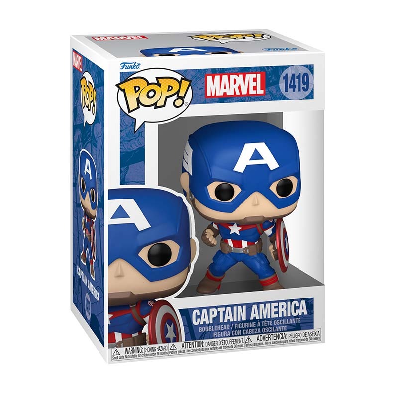 Funko Pop! Marvel - Captain America (Marvel New Classics)