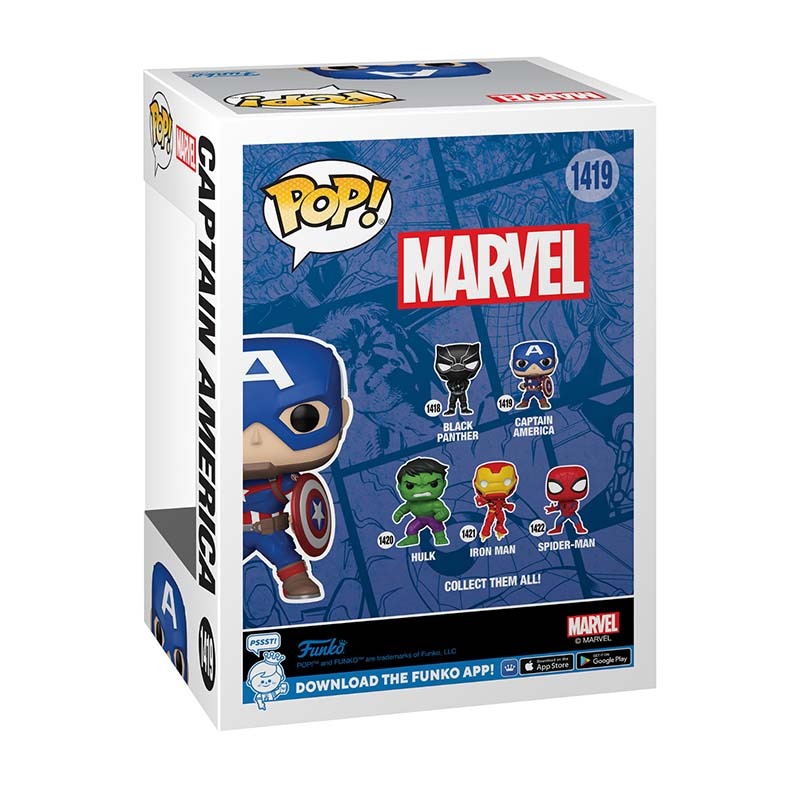 Funko Pop! Marvel - Captain America (Marvel New Classics)