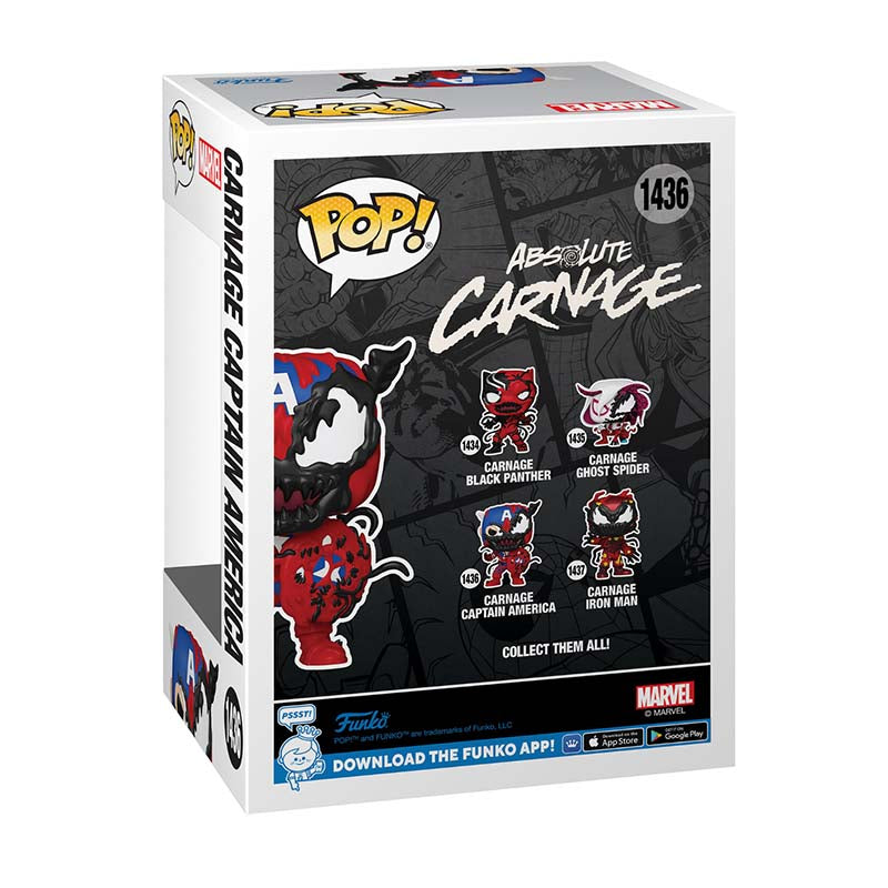 Funko Pop! Marvel: Carnage Captain America