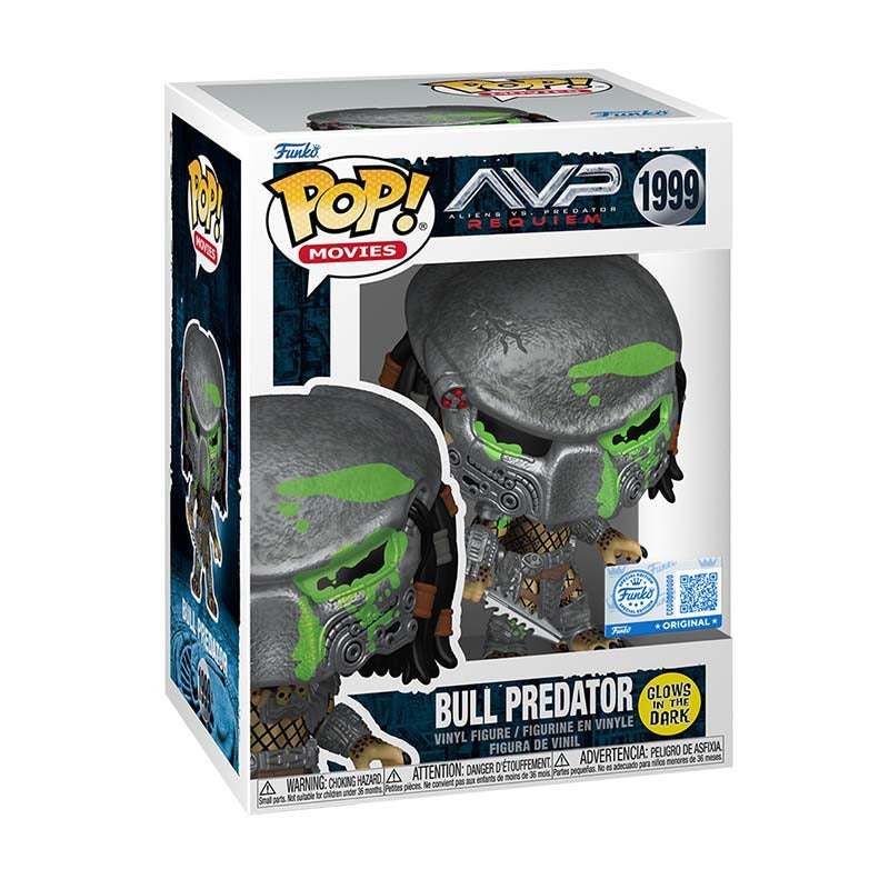 Funko Pop! Movies: Aliens Vs Predator - Bull Predator (Glow)