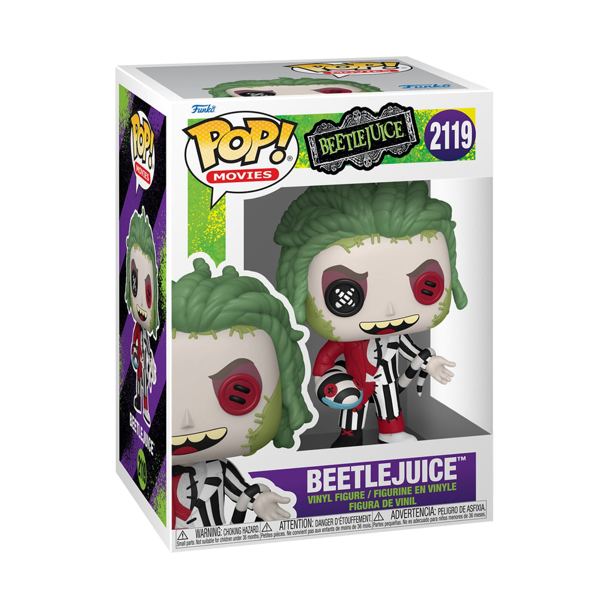 Funko Pop! Movies: Beetlejuice - Beetlejuice (Patchwork) - Multicolour