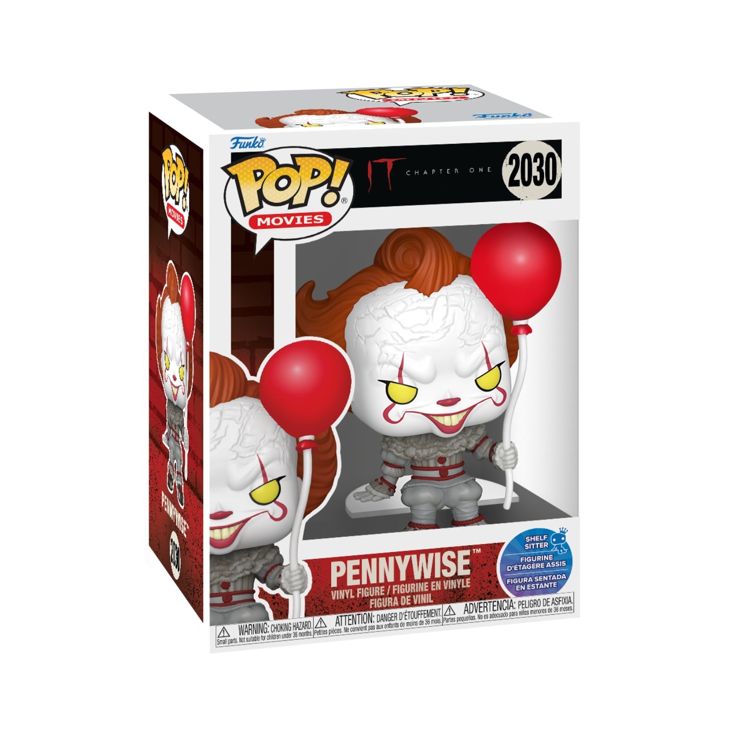 Funko Pop! Movies: IT Chapter One - Pennywise (Shelf Sitter) - Multicolour