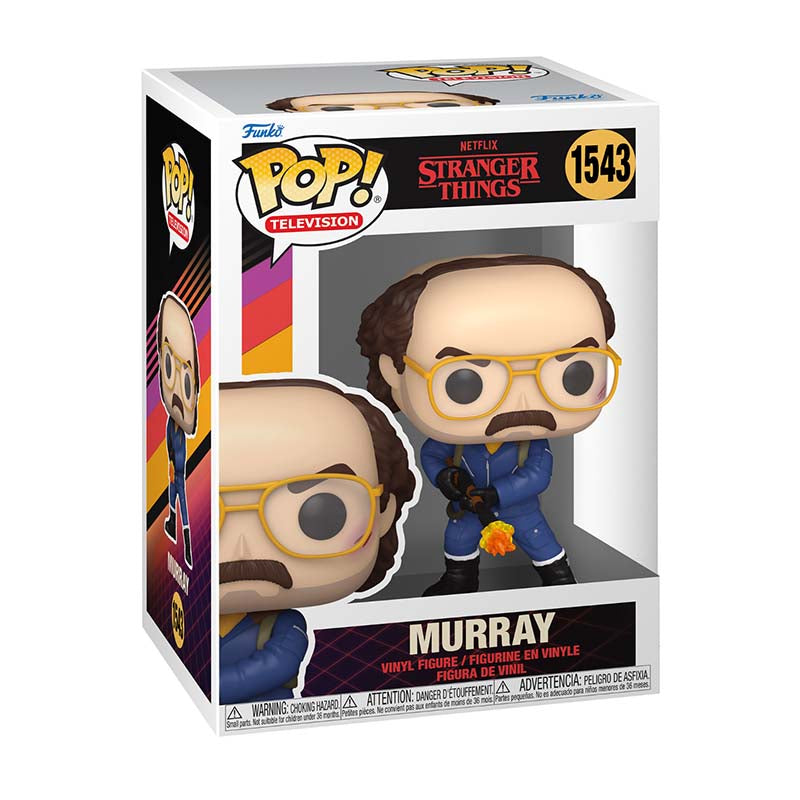 Funko Pop! Movies: Stranger Things - Murray Bauman with Flamethrower