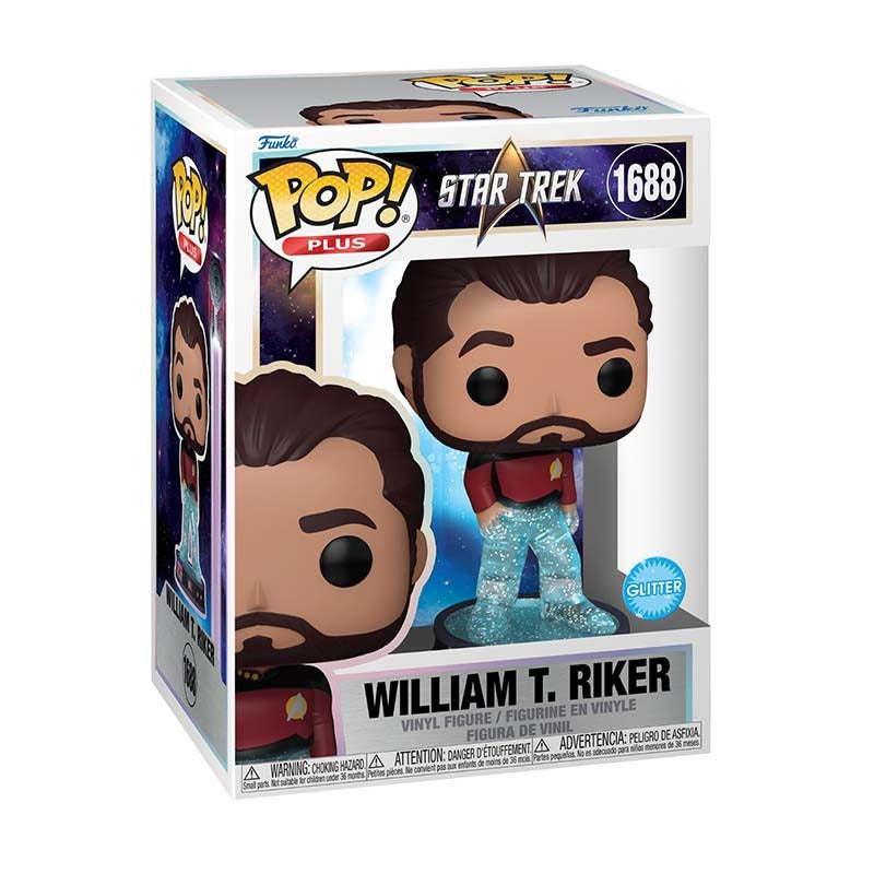 Funko Pop! Plus: Star Trek - William T. Riker (Glitter)