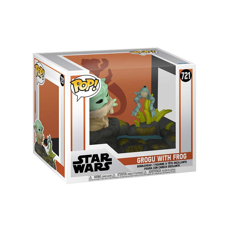 Funko Pop! Star Wars: Deluxe Grogu with Frog