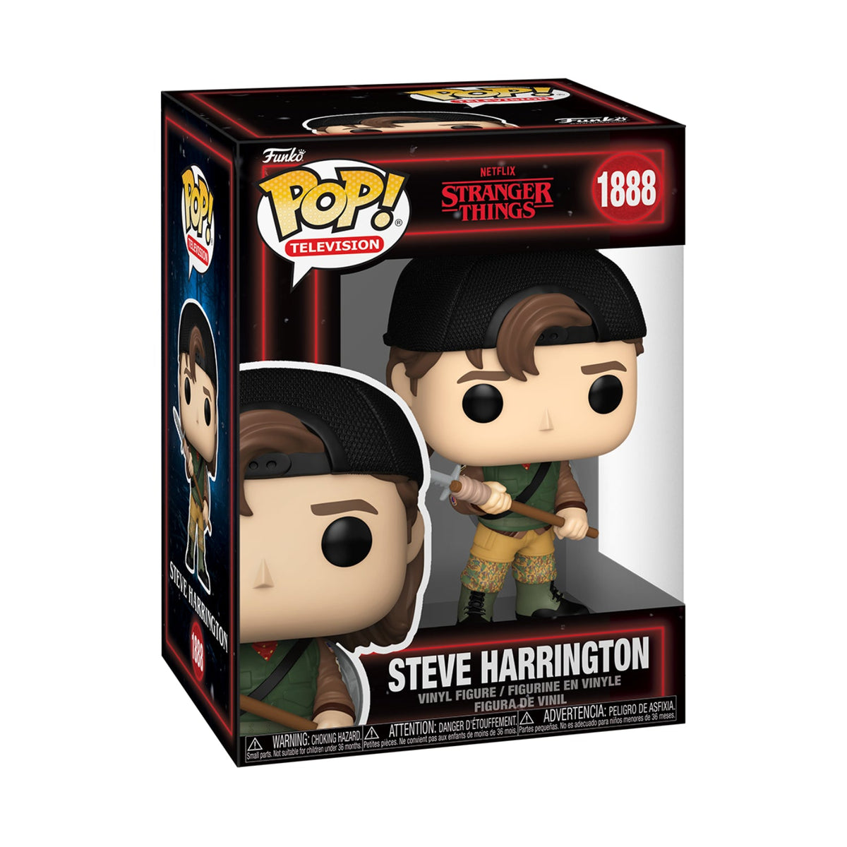 Funko Pop! Television: Stranger Things - Steve Harrington With Spear - Multicolour