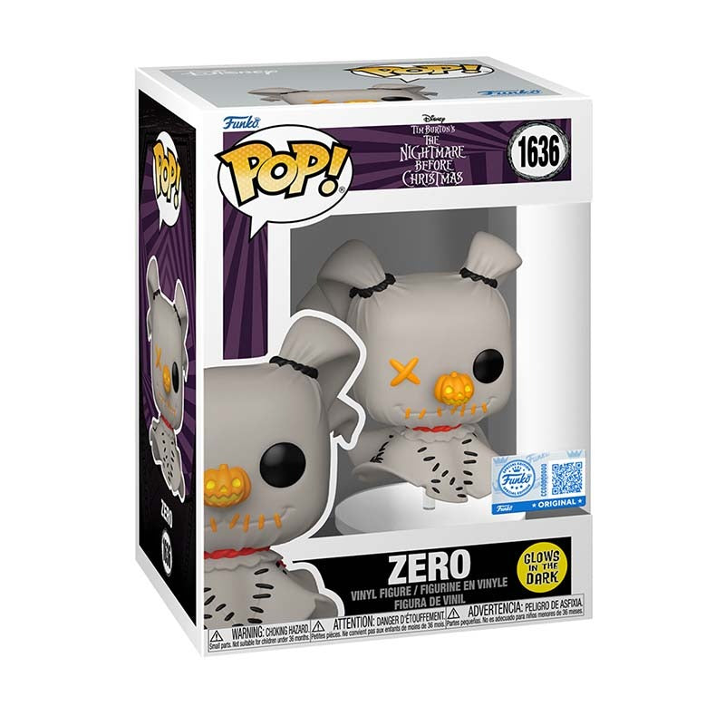 Funko Pop! Tim Burtons The Nightmare Before Christmas - Zero (Special Edition)