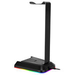 Gamer Zone RGB Headphone Stand - Black - Black