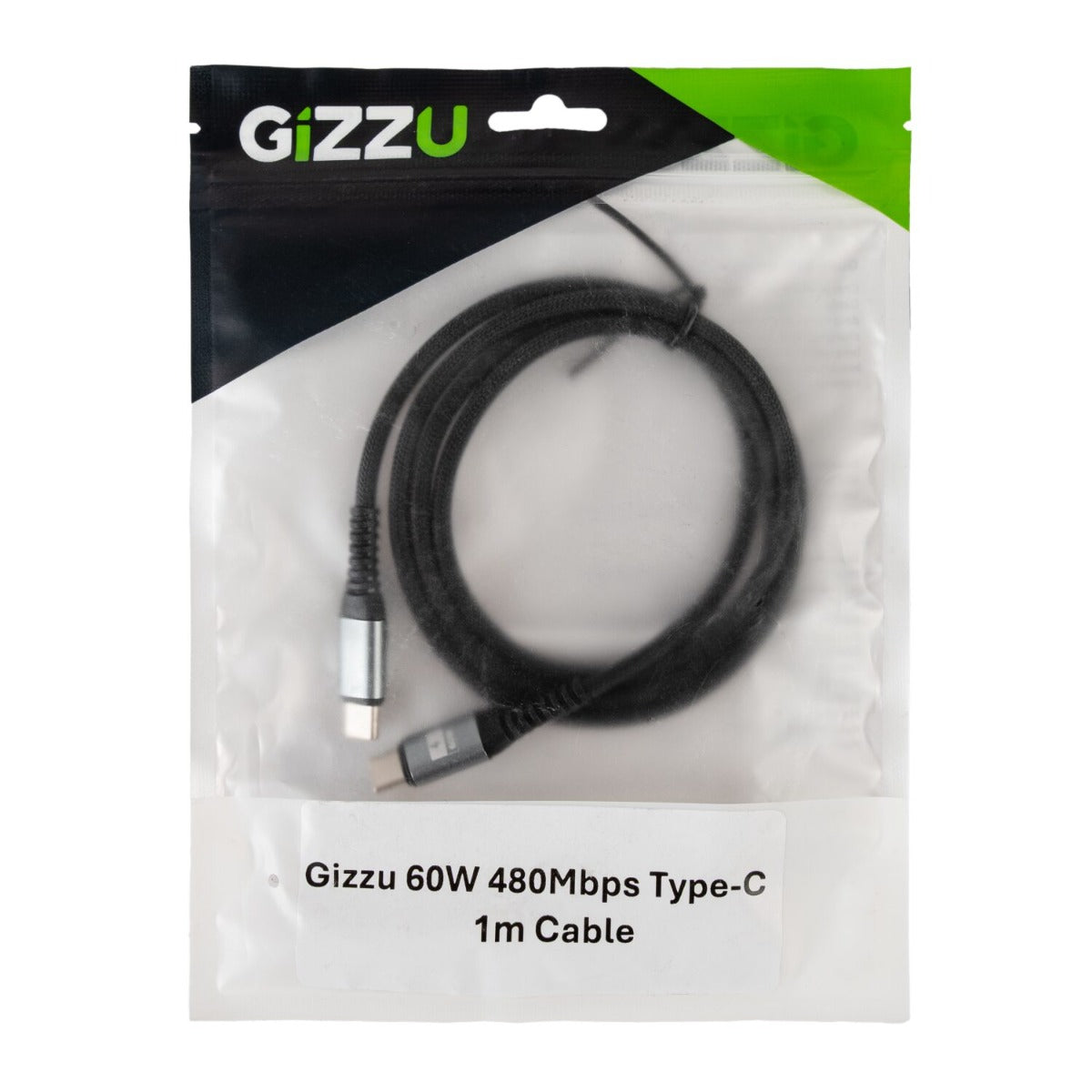 Gizzu¬¨‚Ä†60W 480Mbps Type C 1m Cable