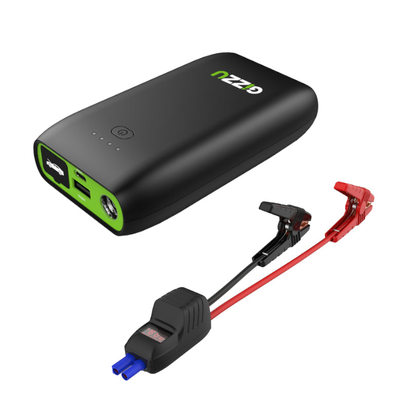 Gizzu 1000A Jump Starter 10400mAh - Black - Black