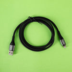 Gizzu 12W USB to Lightning 2m Cable - Black