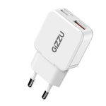 Gizzu 2-Port 20W GaN Wall Charger - White