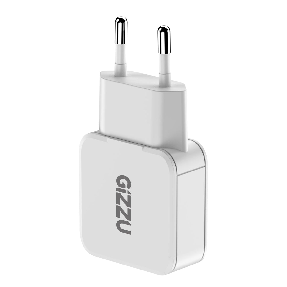 Gizzu 2-Port 30W GaN Wall Charger - White - White