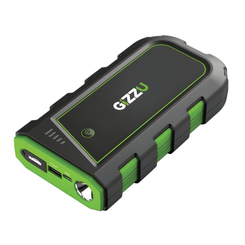 Gizzu 2000A Jump Starter 16400mAh - Black - Black