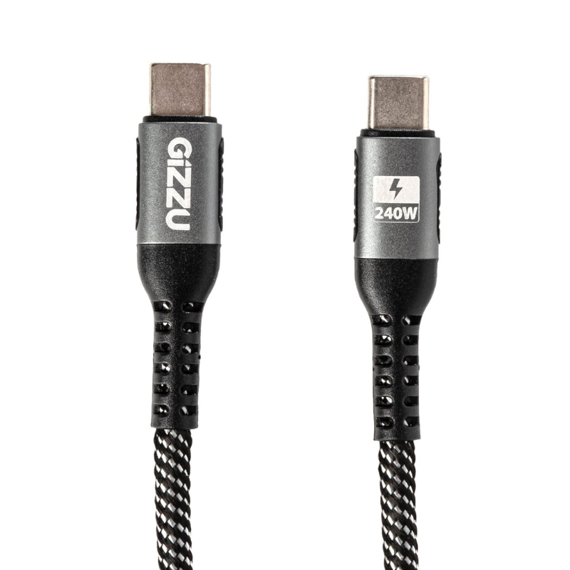 Gizzu 240W 480Mbps Type C 1m Cable - Black