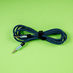 Gizzu 3.5mm AUX Cable 1.5m - Black/Blue - Blue