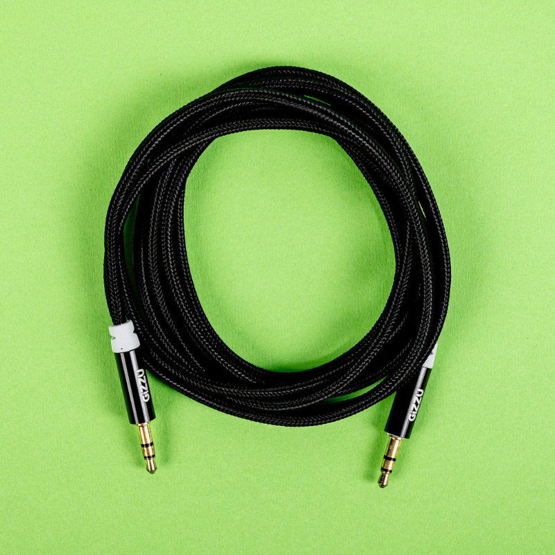 Gizzu 3.5mm AUX Cable 2m - Black - Black