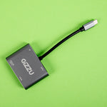 Gizzu 4-in-1 Type-C to HDMI/VGA/USB3.0 Hub - Grey