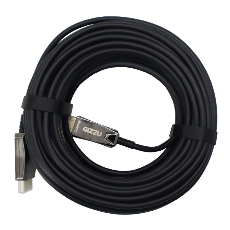 Gizzu 4K Active fibre Optic HDMI Cable 20m - Black