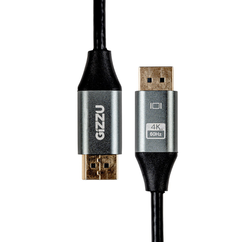 Gizzu 4K60Hz DisplayPort to DisplayPort Cable 1.5M - Black