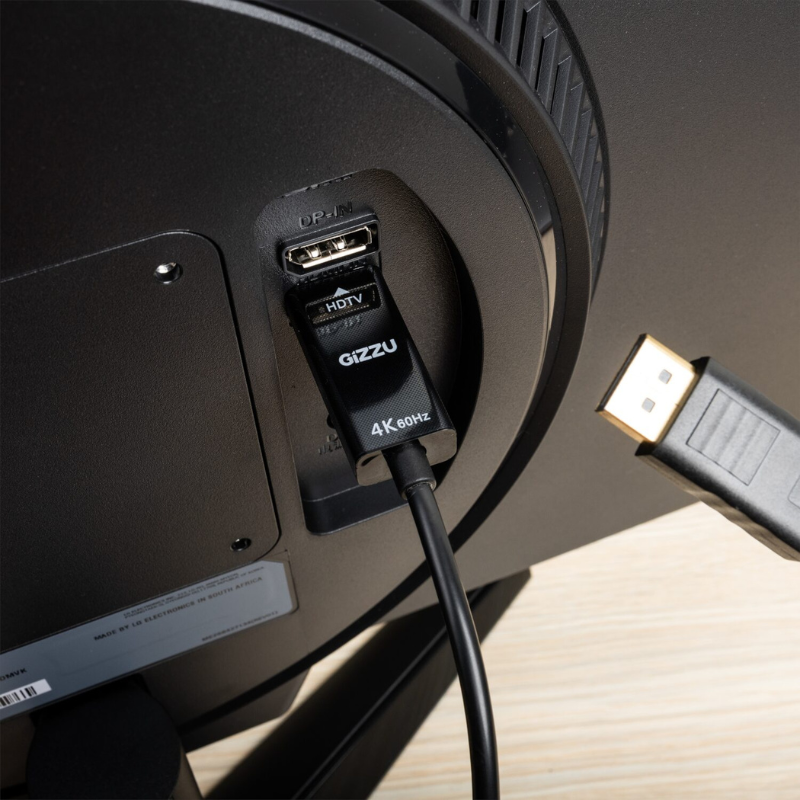 Gizzu 4K60Hz DisplayPort to HDMI Active Adapter - Black