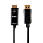 Gizzu 4K60Hz DisplayPort to HDMI Cable 1.5m - Black