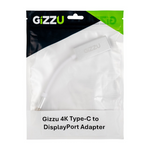 Gizzu 4K60Hz Type C to DisplayPort Adapter - Silver