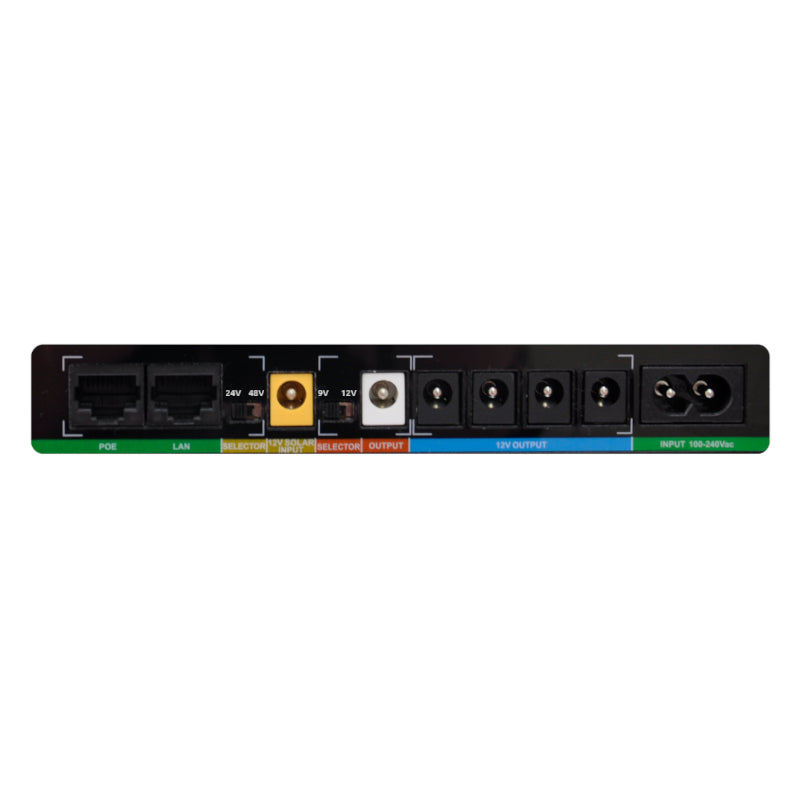Gizzu 60W 65Wh 17600mAh Mini POE DC UPS - Black - Black