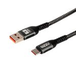 Gizzu 66W 480Mbps USB to Type C 1m Cable - Black