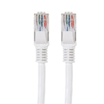Gizzu Cat6 UTP Fly Lead Ethernet Network Cable 3m White - White