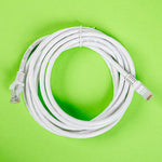 Gizzu Cat6 UTP Fly Lead Ethernet Network Cable 3m White - White