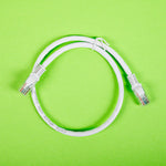 Gizzu Cat6 UTP Fly Lead Ethernet Network Cable 50cm - White - White