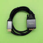 Gizzu Full HD HDMI to VGA Cable (1.8m) - Black - Black