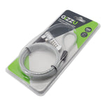 Gizzu Secure Wedge Code Cable Lock 1.8m - Silver